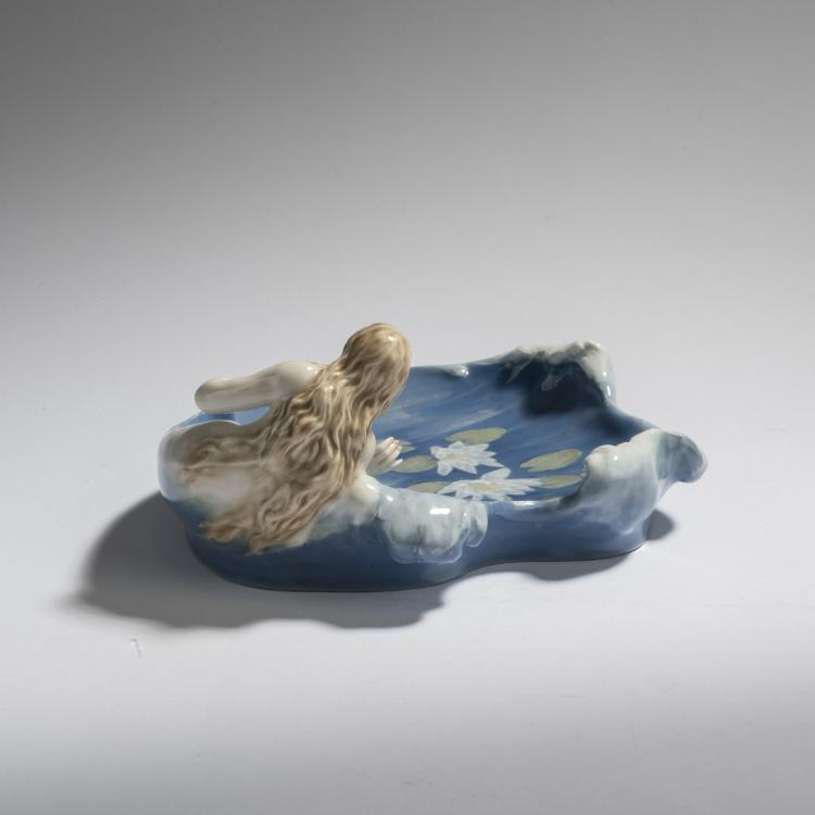 Bild 2 zu Objekt, Decorative bowl 'The Wave', 1898, Konrad Hentschel, Meissen, Porzellanmanufaktur, 168C 545