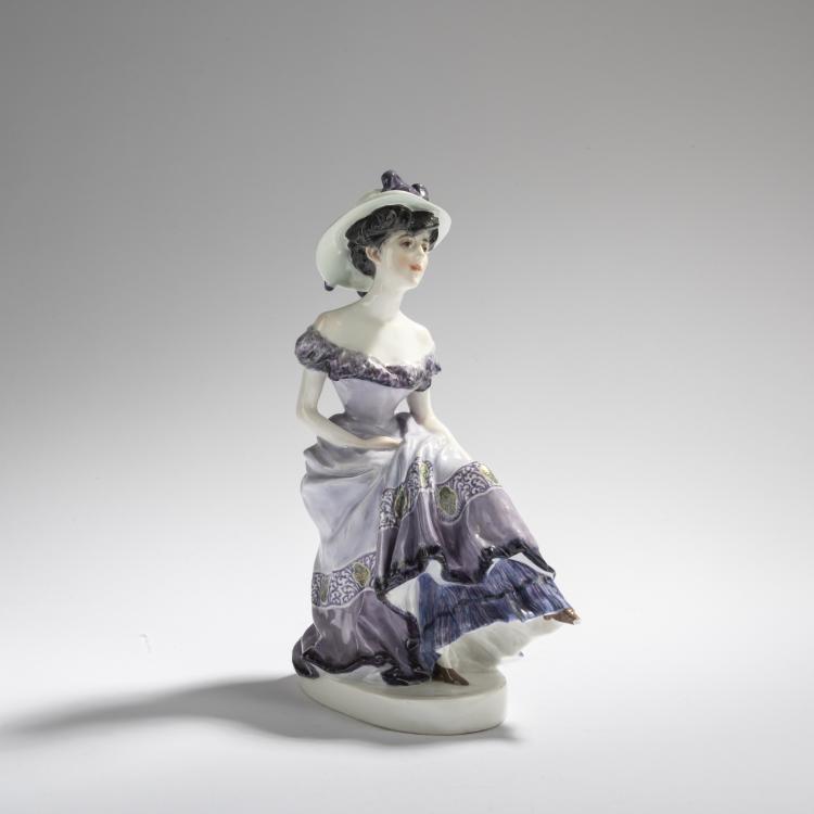 Hauptbild zu Objekt, 'Parisienne', 1907, Karl Theodor Eichler, Meissen, Porzellanmanufaktur, 168C 550