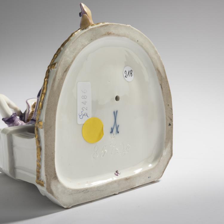 Bild 4 zu Objekt, 'Dame mit H&uuml;ndchen', 1909-11, Alfred Otto Adalbert K&ouml;nig, Meissen, Porzellanmanufaktur, 168C 554