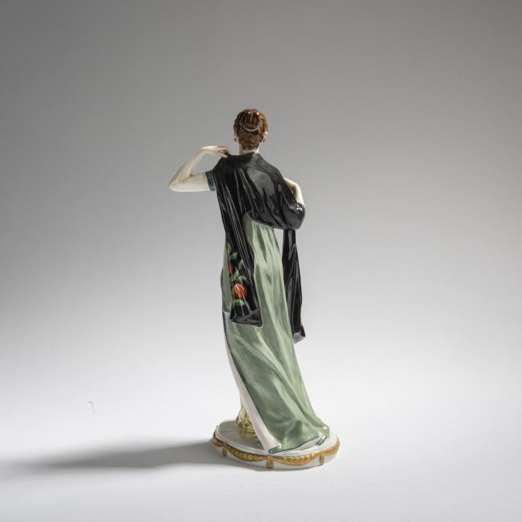 Bild 2 zu Objekt, 'Lady with Stole', 1909-11, Alfred Otto Adalbert K&ouml;nig, Meissen, Porzellanmanufaktur, 168C 555