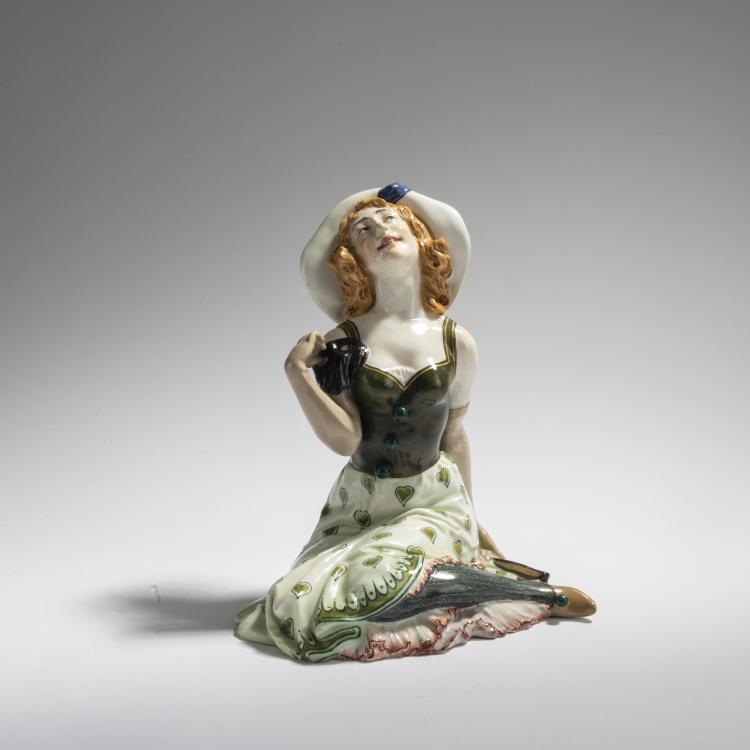 Hauptbild zu Objekt, 'Pierrette', 1908, Martin Wiegand, Meissen, Porzellanmanufaktur, 168C 552