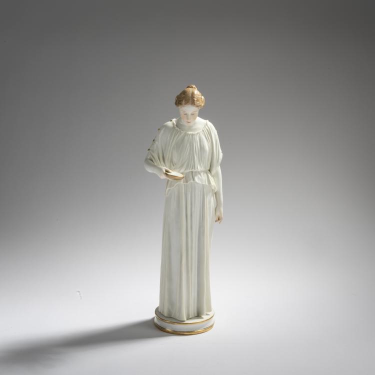 Hauptbild zu Objekt, 'Roman Girl', 1901, Karl Theodor Eichler, Meissen, Porzellanmanufaktur, 168C 547