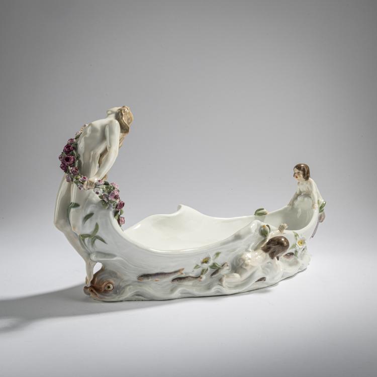 Bild 1 zu Objekt, 'Jardiniere with four figures', 1901, Paul Helmig, Meissen, Porzellanmanufaktur, 168C 548