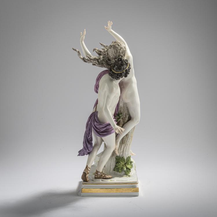 Bild 3 zu Objekt, 'Apollo und Daphne', 1786, Christian Gottfried J&uuml;chtzer, Meissen, Porzellanmanufaktur, 168C 542