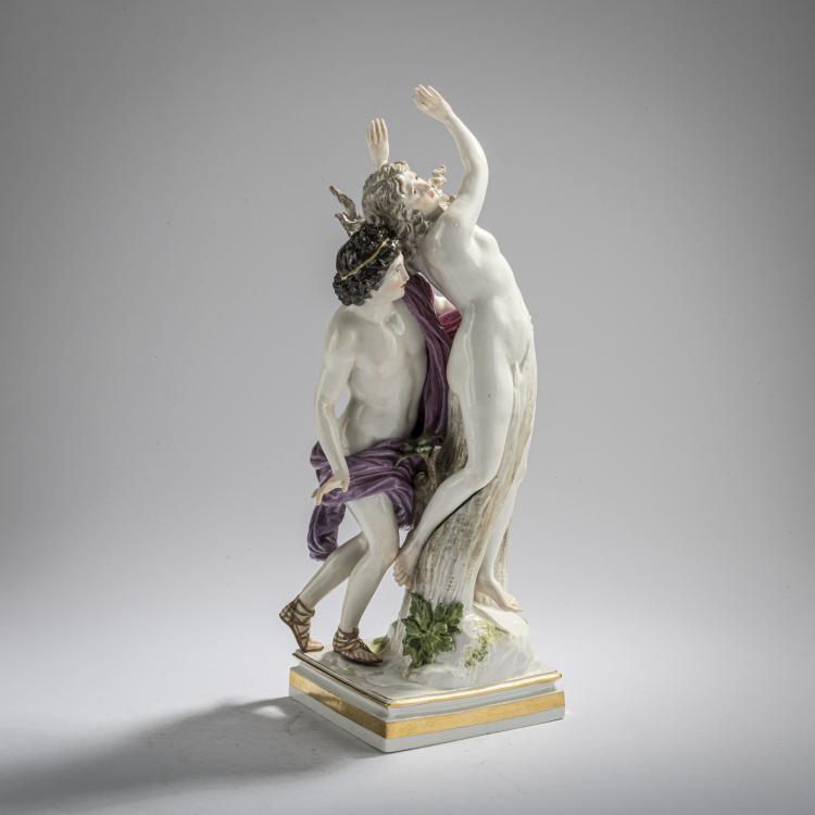 Bild 4 zu Objekt, 'Apollo und Daphne', 1786, Christian Gottfried J&uuml;chtzer, Meissen, Porzellanmanufaktur, 168C 542