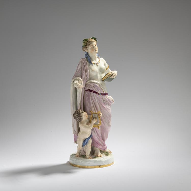 Hauptbild zu Objekt, 'Die Musik', 1882-85, Johann Christian Hirt, Meissen, Porzellanmanufaktur, 168C 544