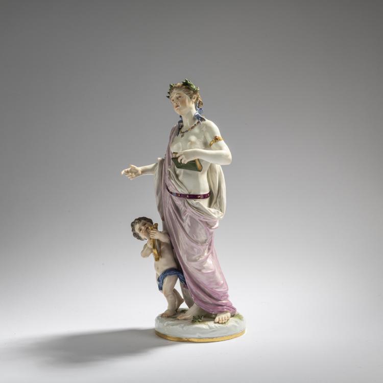 Bild 1 zu Objekt, 'Die Musik', 1882-85, Johann Christian Hirt, Meissen, Porzellanmanufaktur, 168C 544
