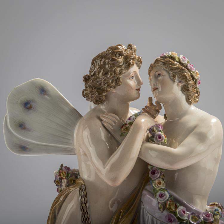 Bild 4 zu Objekt, 'Zephyr und Flora', 1786, Christian Gottfried J&uuml;chtzer, Meissen, Porzellanmanufaktur, 168C 543