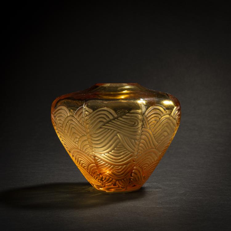 Bild 1 zu Objekt, 'Lanterne' vase, 1990s, Lalique, Wingen-sur-Moder, 168A 209