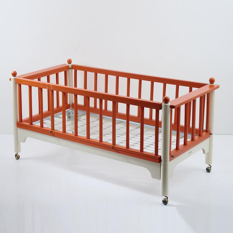 Hauptbild zu Objekt, Kinderbett, 1960er Jahre, Fratelli Reguitti, Agnosine, 169C 696