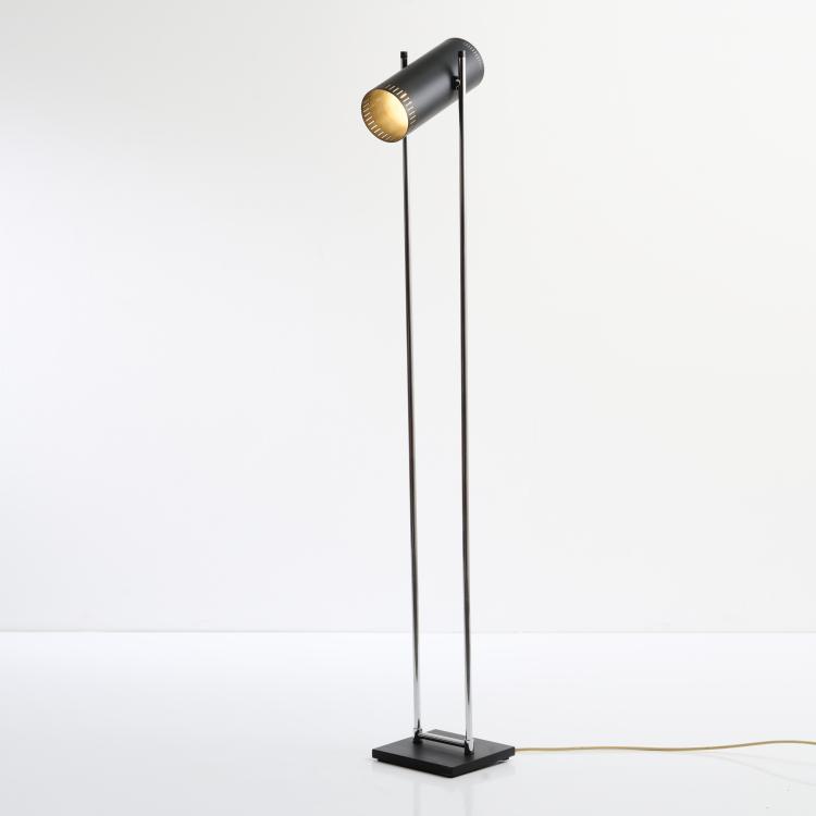 Hauptbild zu Objekt, 'Trombone' floor lamp, 1968, Jo (Johannes) Hammerborg, Fog & M&oslash;rup, Aarhus, 170B 432