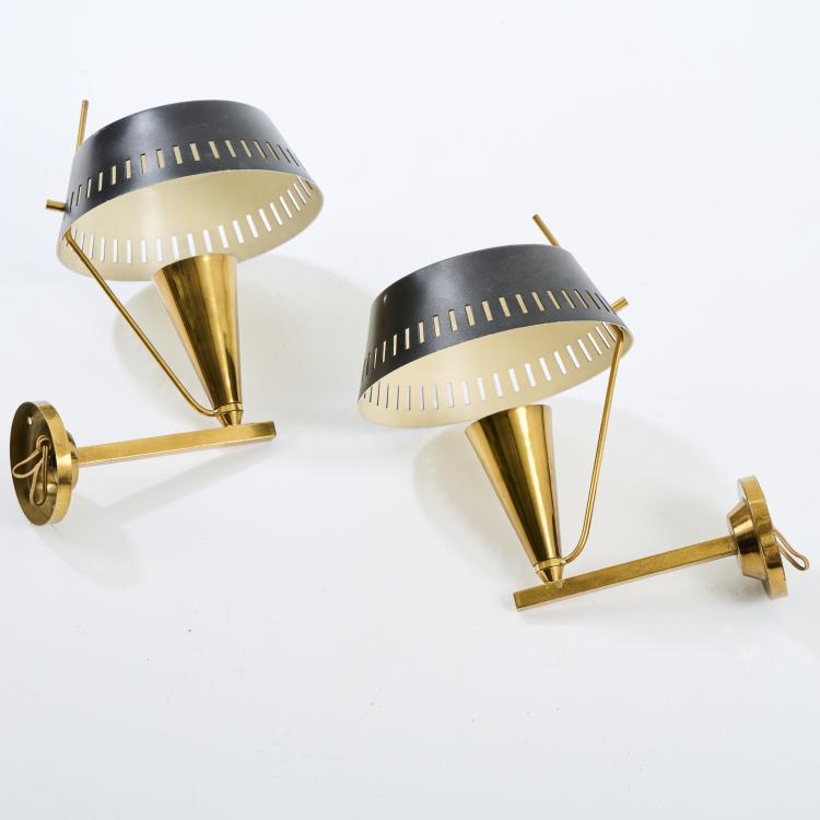 Bild 2 zu Objekt, Zwei Wandleuchten, 1950er Jahre, Italien, 170A 27