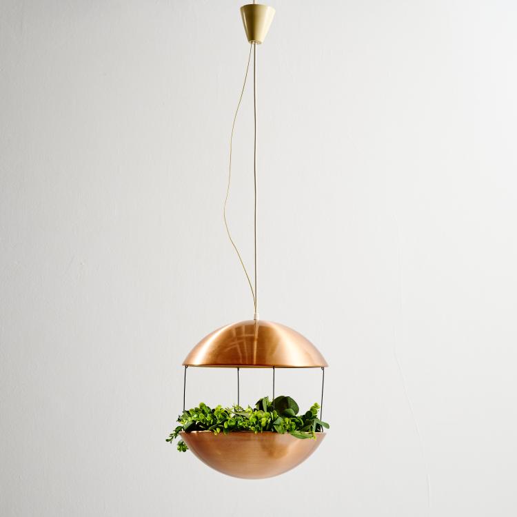 Bild 3 zu Objekt, Ceiling light with planter, 1960s, Poul Cadovius, Cado, Kopenhagen, 170B 425