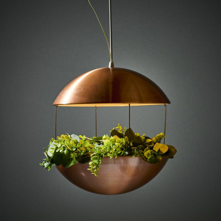 Bild 4 zu Objekt, Ceiling light with planter, 1960s, Poul Cadovius, Cado, Kopenhagen, 170B 425