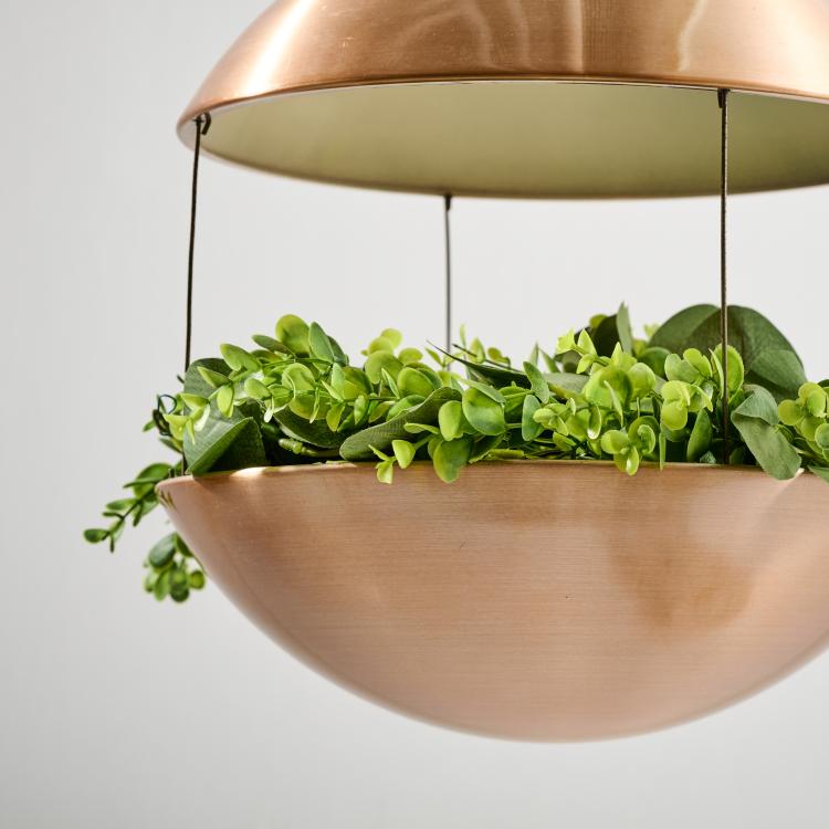 Bild 8 zu Objekt, Ceiling light with planter, 1960s, Poul Cadovius, Cado, Kopenhagen, 170B 425
