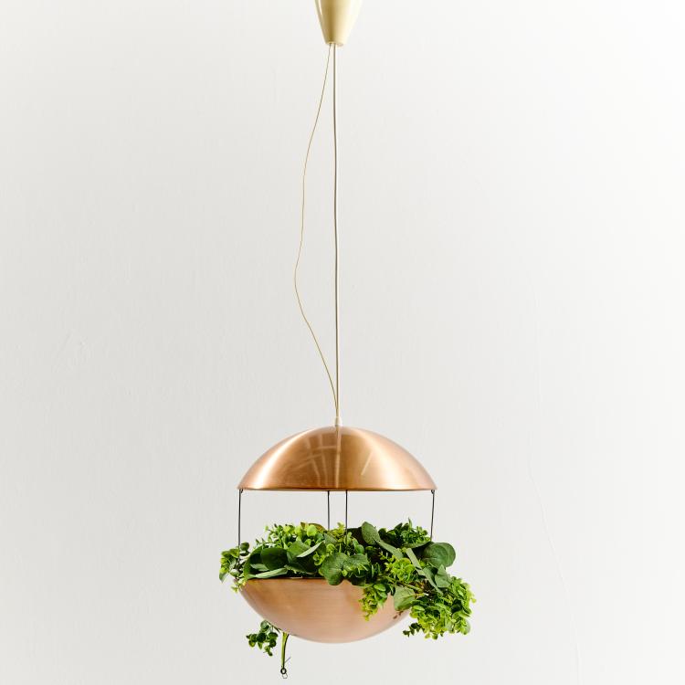 Bild 9 zu Objekt, Ceiling light with planter, 1960s, Poul Cadovius, Cado, Kopenhagen, 170B 425