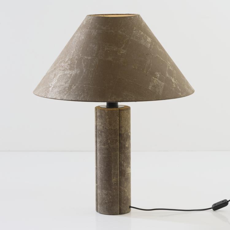 Hauptbild zu Objekt, Tischleuchte 'Korklampe', um 1974, Ingo Maurer, Design M, Maurer, Ingo, M&uuml;nchen, 169A 29