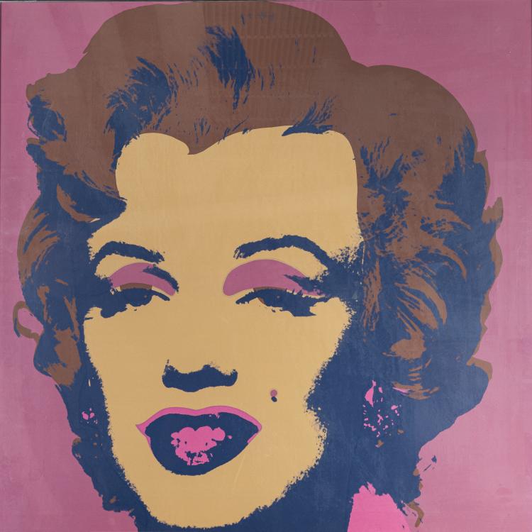 Bild 1 zu Objekt, Zwei Graphiken nach 'Marilyn Monroe', 1967 (Druck sp&auml;ter), Andy Warhol (nach), 169E 1035