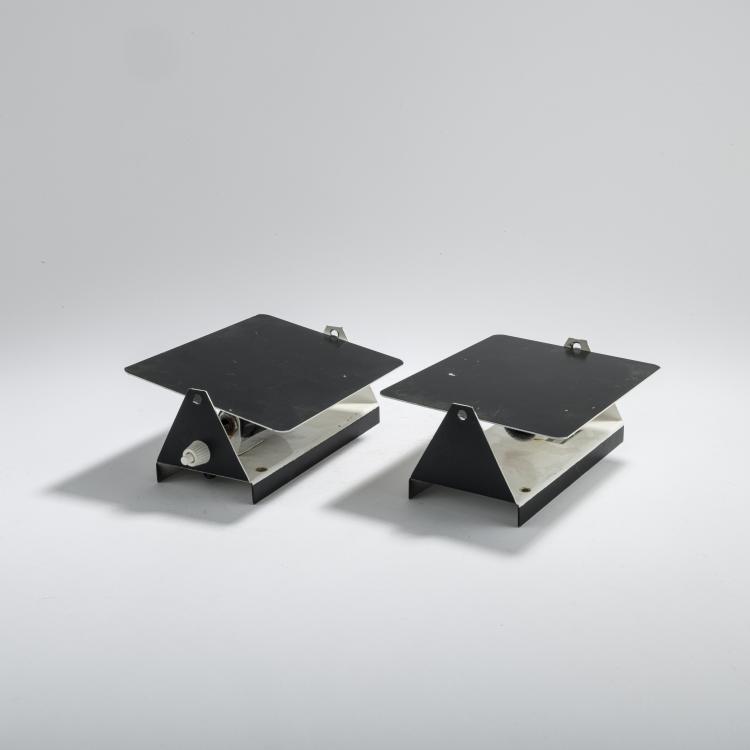 Hauptbild zu Objekt, Zwei Wandleuchten 'CP-1', 1963, Charlotte Perriand, Steph Simon, Paris (urspr&uuml;nglich); SCE, Frankreich, 169C 663