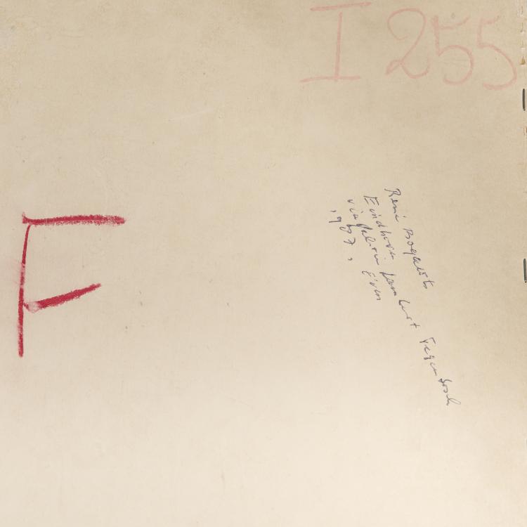 Bild 1 zu Objekt, Composition (of seven graphics), 1987, Ren&eacute; Bogaerts, 169E 946