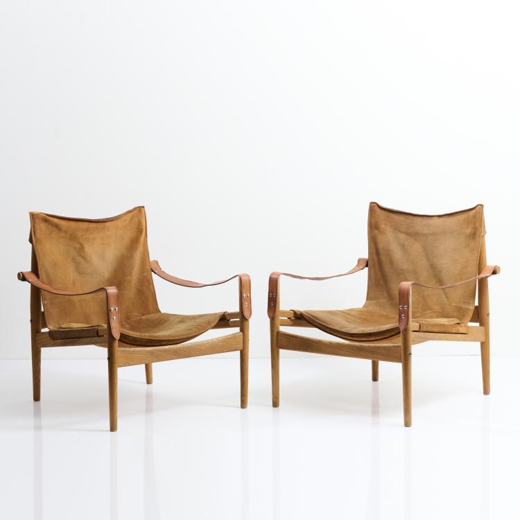 Bild 4 zu Objekt, Zwei Sessel 'Safari', um 1957, Hans Olsen, Viskadalens Mobelindustri, Kinna, Schweden, 169A 162