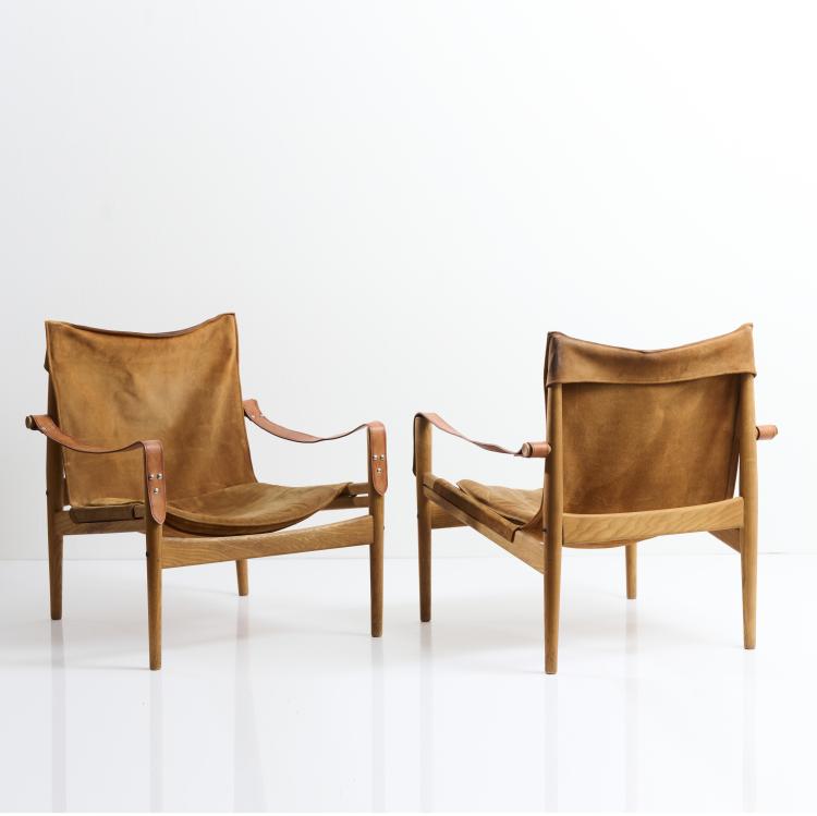 Bild 5 zu Objekt, Zwei Sessel 'Safari', um 1957, Hans Olsen, Viskadalens Mobelindustri, Kinna, Schweden, 169A 162