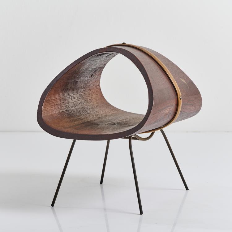Bild 1 zu Objekt, Magazine rack, c. 1955, Carl Aub&ouml;ck, Werkst&auml;tte Carl Aub&ouml;ck, Wien, 169C 605