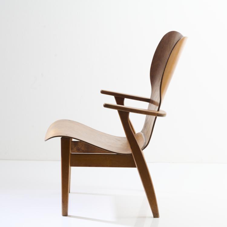 Bild 2 zu Objekt, Armchair 'Domus Lux', c. 1948, Ilmari Tapiovaara, Keravan Puuteolisuus Oy, Kerava (zugeschrieben), 169A 150