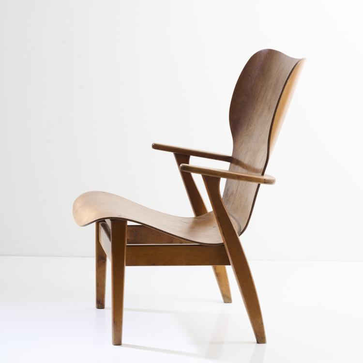 Bild 3 zu Objekt, Armchair 'Domus Lux', c. 1948, Ilmari Tapiovaara, Keravan Puuteolisuus Oy, Kerava (zugeschrieben), 169A 150