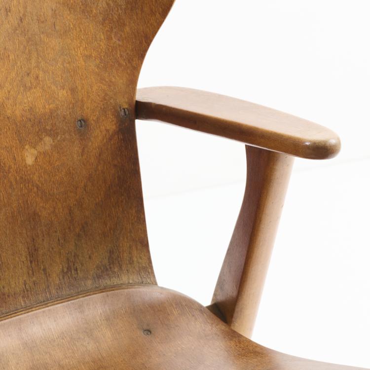 Bild 7 zu Objekt, Armchair 'Domus Lux', c. 1948, Ilmari Tapiovaara, Keravan Puuteolisuus Oy, Kerava (zugeschrieben), 169A 150