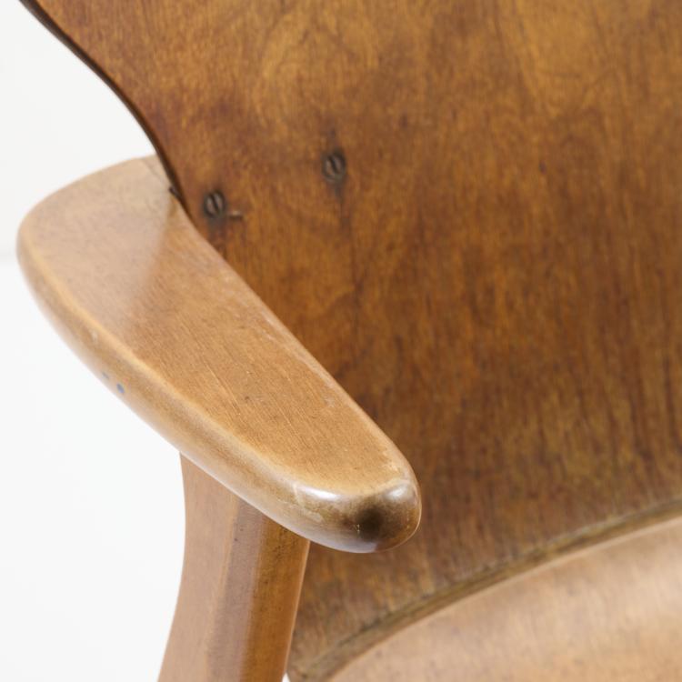 Bild 8 zu Objekt, Armchair 'Domus Lux', c. 1948, Ilmari Tapiovaara, Keravan Puuteolisuus Oy, Kerava (zugeschrieben), 169A 150