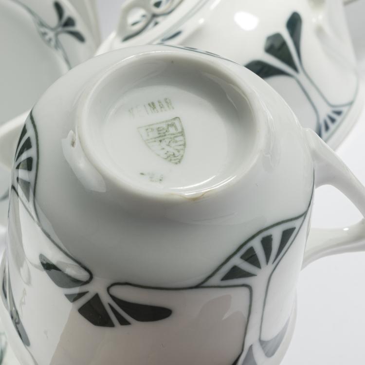 Bild 2 zu Objekt, Breakfast service 'Curly Shape' - Agnes', 1903, Therese Trethan, Selle, Ferdinand, Burgau, 168B 491