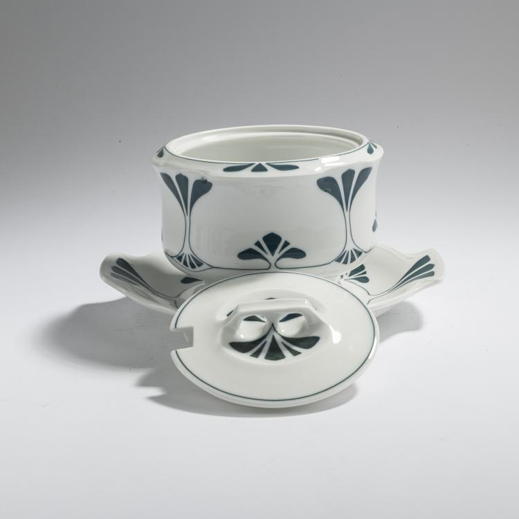 Bild 1 zu Objekt, Preserve Pot 'Curly Shape' - Agnes', 1903, Therese Trethan, Selle, Ferdinand, Burgau, 168B 493