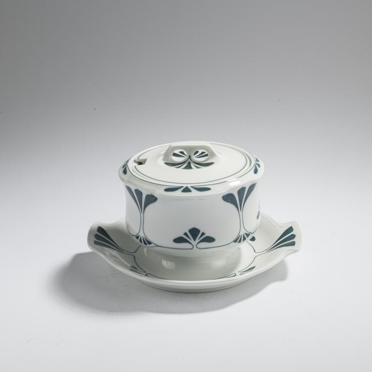 Bild 2 zu Objekt, Preserve Pot 'Curly Shape' - Agnes', 1903, Therese Trethan, Selle, Ferdinand, Burgau, 168B 493