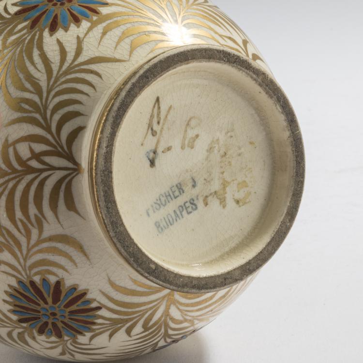 Bild 2 zu Objekt, Enghalsvase, 1880er Jahre, Fischer, Ign&aacute;c, Budapest, 168B 497