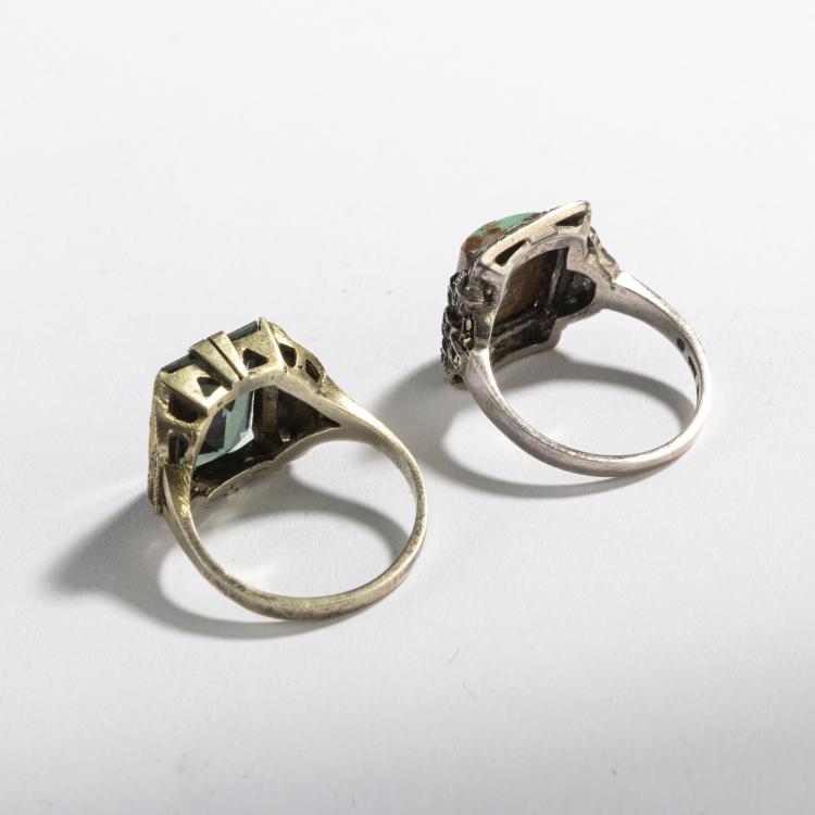 Bild 2 zu Objekt, Zwei Ringe, um 1930, 1932, Fahrner, Theodor, Pforzheim, 168B 442