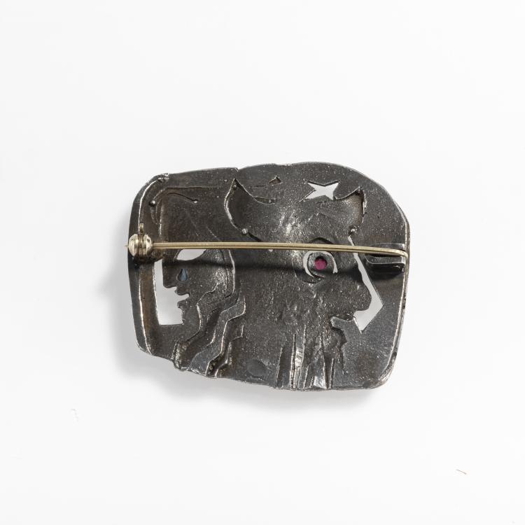 Bild 1 zu Objekt, Brooch 'Europa and bull', c. 1970, Herbert Zeitner, 169D 836