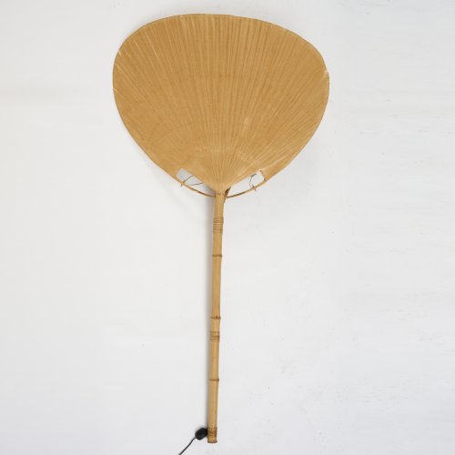 Zwei Wandleuchten 'Uchiwa I', 1973