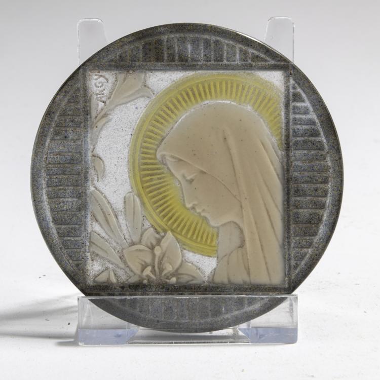 Bild 1 zu Objekt, Plaque 'Madonna', c. 1932, Gabriel Argy-Rousseau, Argy-Rousseau, Gabriel, 171A 9