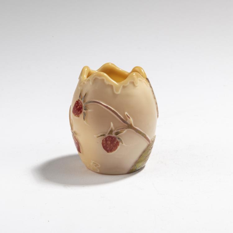 Bild 2 zu Objekt, Egg-shaped 'Raspberries' vase, 1900-14, Legras & Cie., Saint-Denis, 171A 178