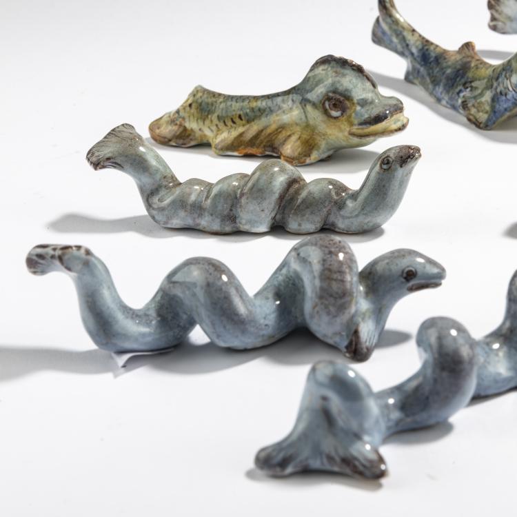 Bild 2 zu Objekt, 18 knife rests, 1880s, Emile Gall&eacute;, Gall&eacute;, Emile, Nancy, 171A 93