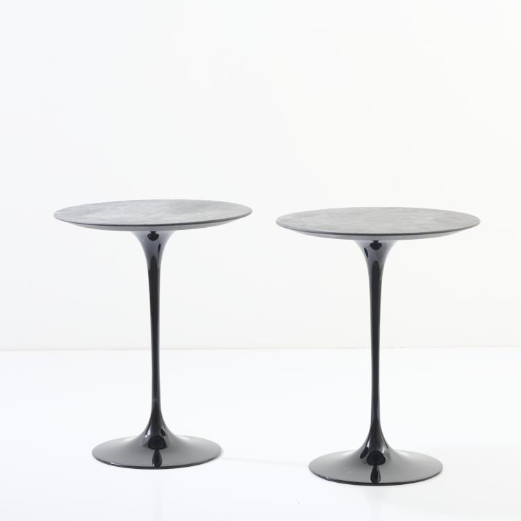 Bild 1 zu Objekt, Zwei Beistelltische 'Tulip' - '160 MC', 1957, Eero Saarinen, Knoll International, New York, 169C 604