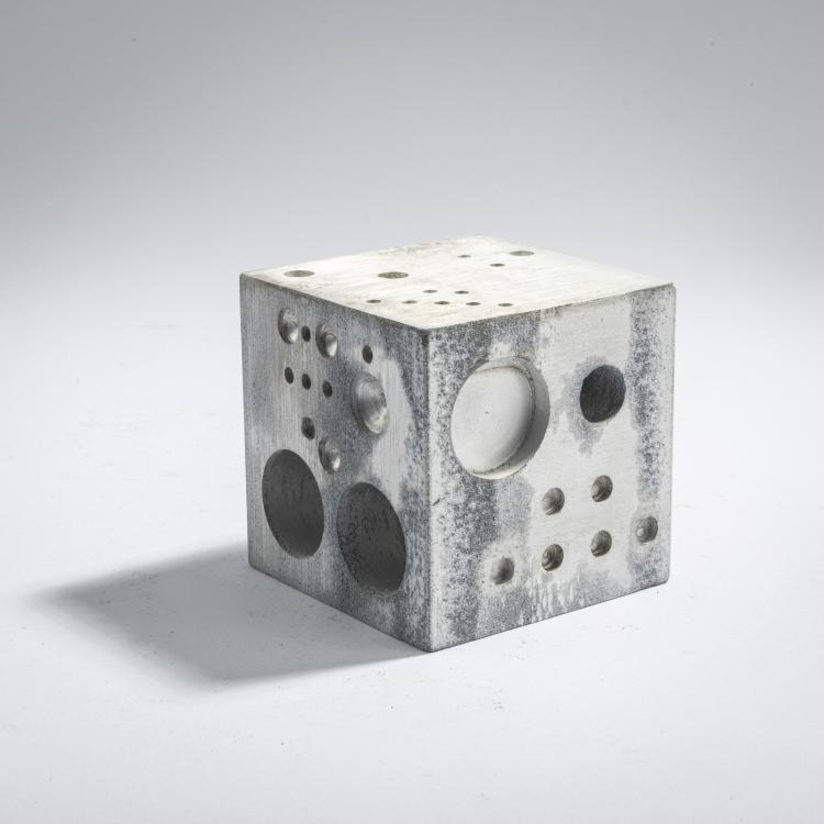 Bild 2 zu Objekt, 'Cubo' aus der Serie 'Lezioni di Enzo Mari', 1963, Enzo Mari, Danese, Mailand (zugeschrieben/attr.), 169A 95