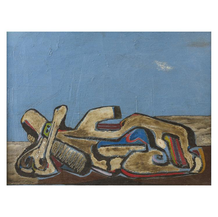 Hauptbild zu Objekt, 'Sculptural Figure with blue sky', 1st half of the 20th century, Jankel Adler, 169E 914