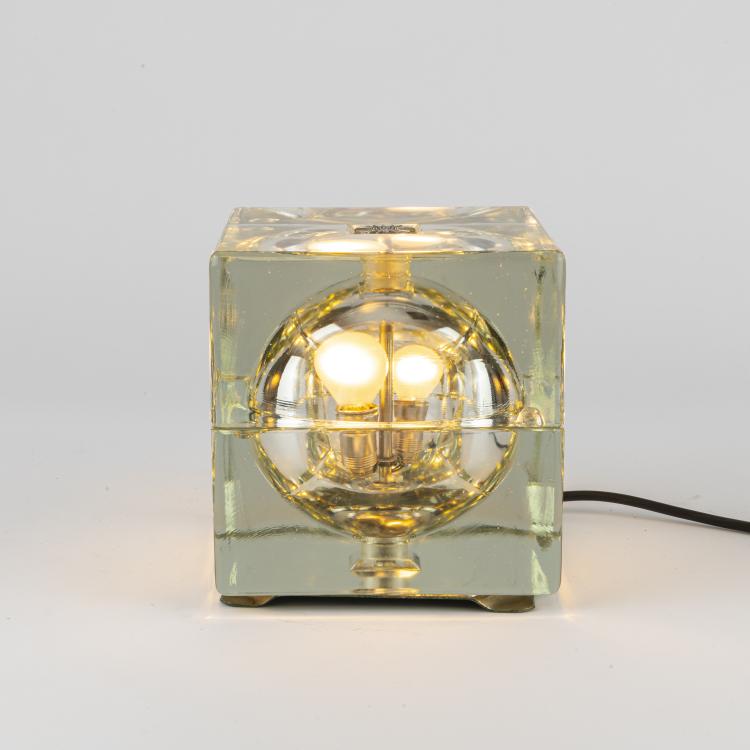 Bild 1 zu Objekt, Tischleuchte 'Cubosfera', 1968, Alessandro Mendini, Fidenza Vetraria, Italien, 169A 79