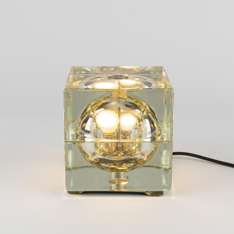 Bild 2 zu Objekt, Tischleuchte 'Cubosfera', 1968, Alessandro Mendini, Fidenza Vetraria, Italien, 169A 79