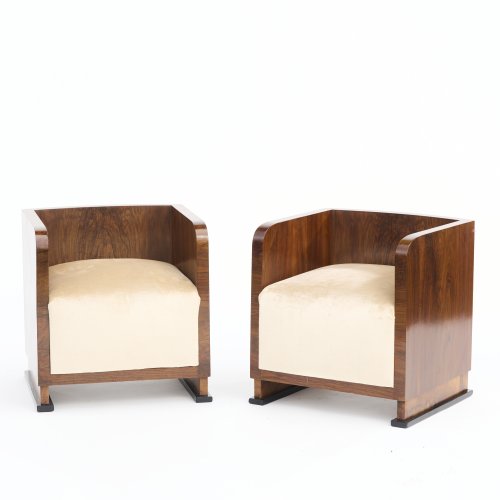 Two armchairs, 1930/40s