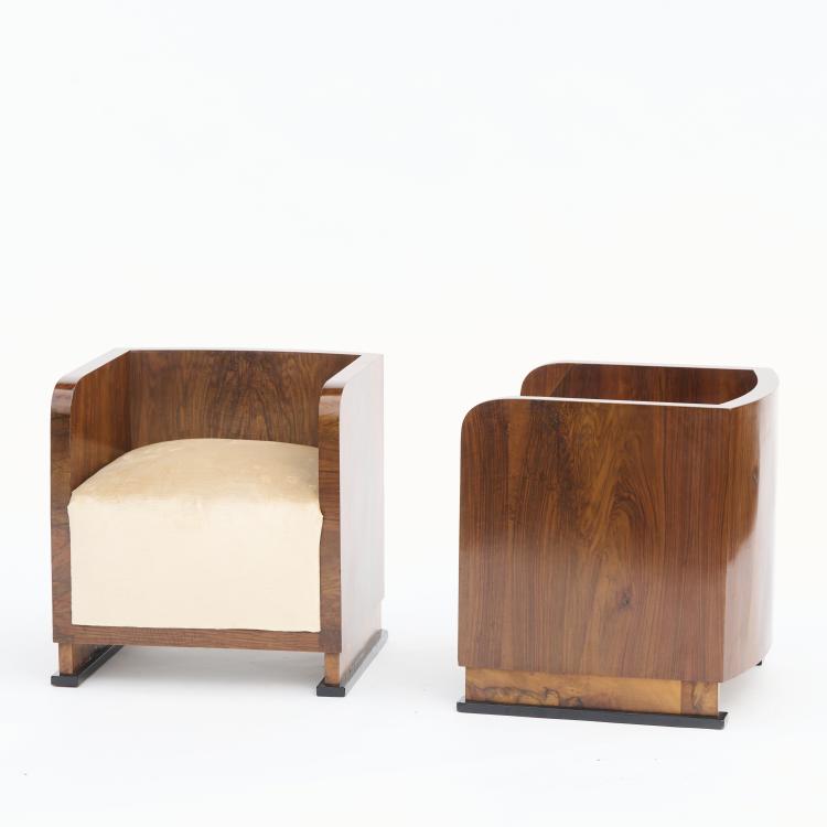Bild 3 zu Objekt, Two armchairs, 1930/40s, Italien, 169C 441