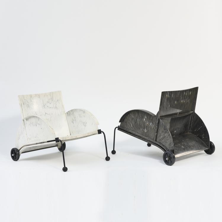 Bild 2 zu Objekt, Two '4814' armchairs, 1988, Anna Castelli Ferrieri, Kartell, Noviglio, 169C 764