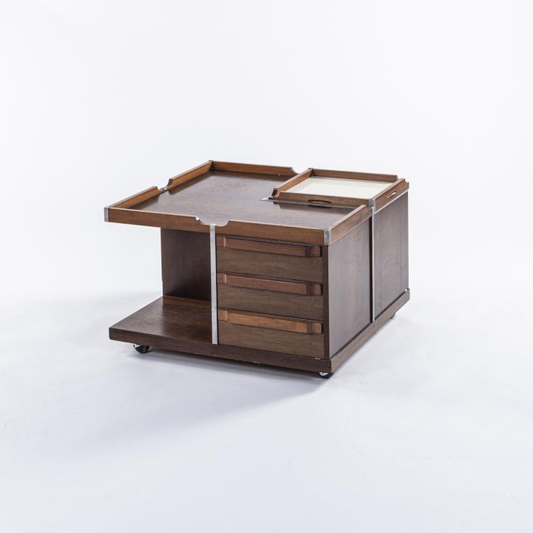 Hauptbild zu Objekt, Beistelltisch / Bar, 1970er Jahre, Fiarm, Scorze, 169C 731